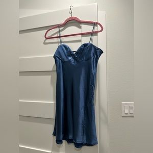 Hello Molly Mini blue dress - size 6 fits more like a 4